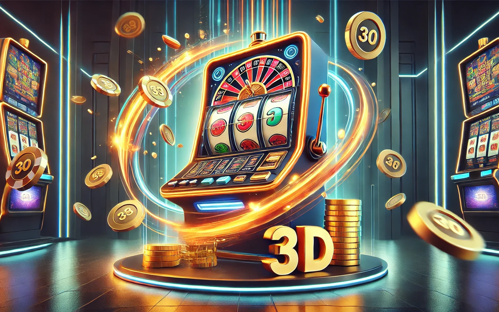 ภาพเกมสล็อตแสดงรีลและฟีเจอร์ฟรีสปินของ hi89